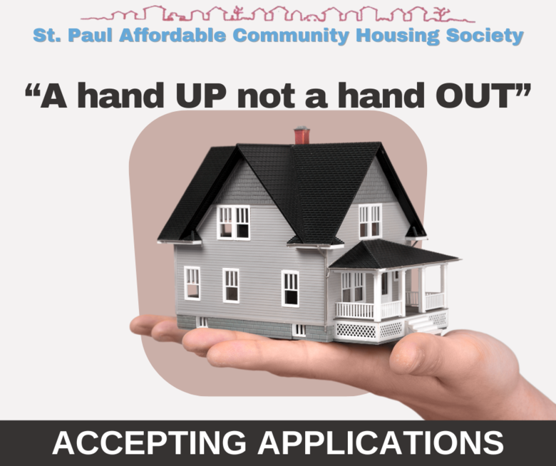 St. Paul Affordable Community Housing Society: Accepting Applications
